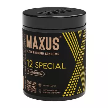 Презервативы точечно-ребристые текстурированные Special Maxus/Максус 12шт