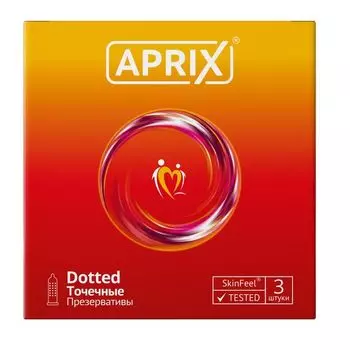 Презервативы точечные Dotted Aprix/Априкс 3шт