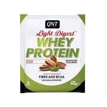 Пробник сывороточного белка Light Digest Whey Protein (Лайт Дайджест Вей Протеин) Фисташка QNT 40g