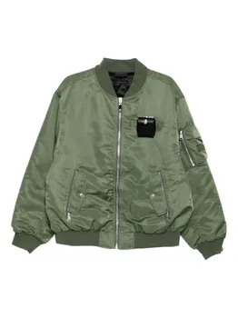 Куртка с вышитым логотипом BAPE BLACK *A BATHING APE, зеленый