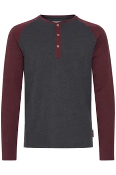Лонгслив INDICODE Rundhalsshirt, красный