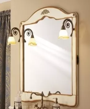 Зеркало в отделке Табачная патина Bagno Piu Palladio 100
