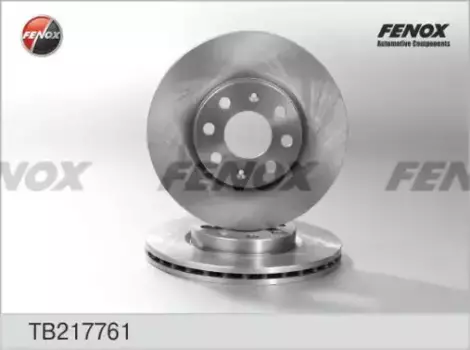 Тормозной диск FENOX TB217761 вентилируемый передняя ось