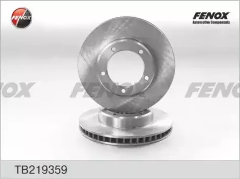 Тормозной диск FENOX TB219359 вентилируемый передний мост