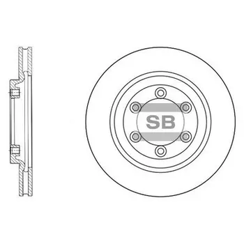 Тормозной диск HI-Q SD3015