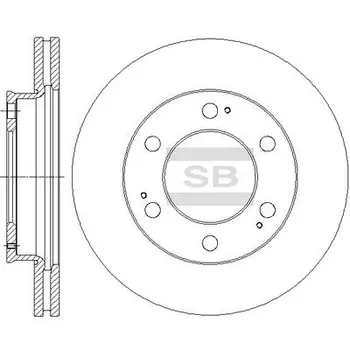 Тормозной диск HI-Q SD3040