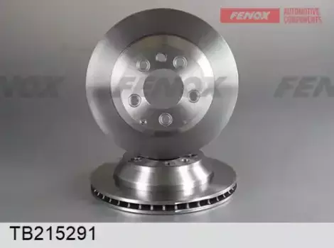 Тормозной диск FENOX TB215291 вентилируемый задняя ось