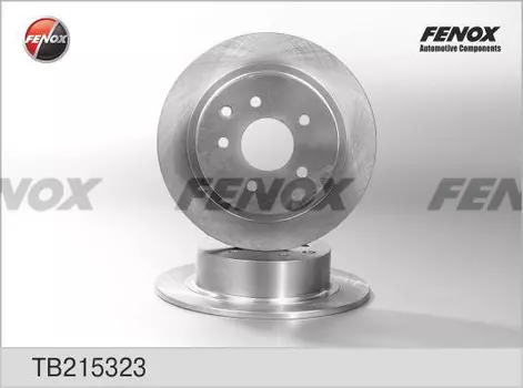 Тормозной диск FENOX TB215323 полный задняя ось