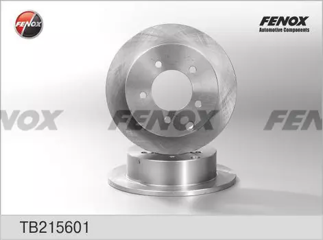Тормозной диск FENOX TB215601 полный задняя ось