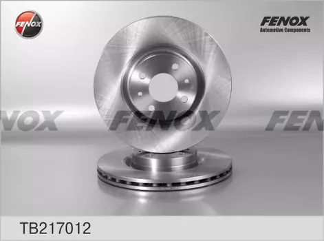 Тормозной диск FENOX TB217012 вентилируемый передняя ось