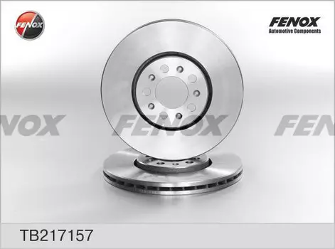 Тормозной диск FENOX TB217157 вентилируемый передняя ось