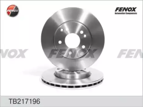 Тормозной диск FENOX TB217196 вентилируемый передняя ось