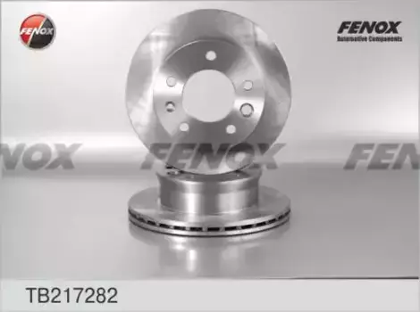 Тормозной диск FENOX TB217282 вентилируемый передняя ось