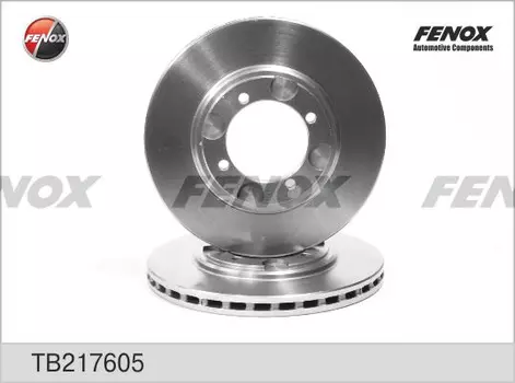 Тормозной диск FENOX TB217605 вентилируемый передняя ось