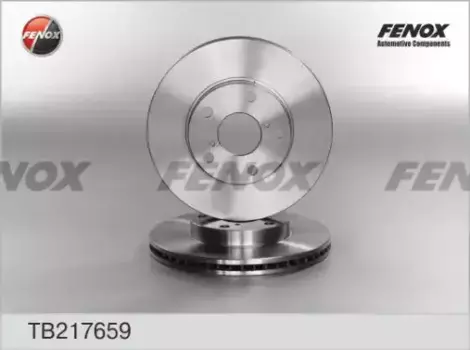Тормозной диск FENOX TB217659 вентилируемый передняя ось