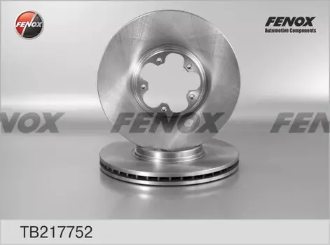 Тормозной диск FENOX TB217752 вентилируемый передняя ось