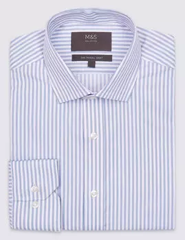 Рубашка мужская Non-Iron с длинным рукавом в полоску