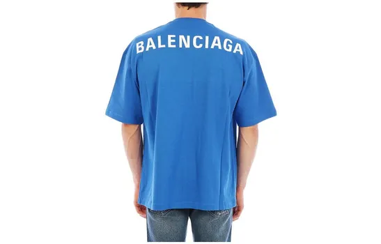 Футболка мужская Klein Blue Balenciaga, цвет Klein Blue