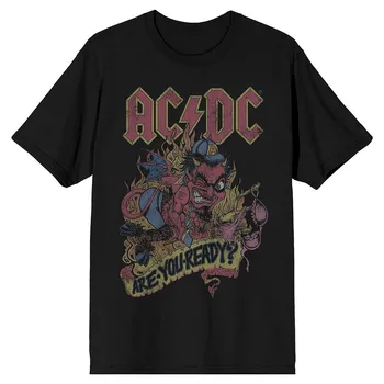 Мужская футболка AC/DC Are You Ready Licensed Character, черный