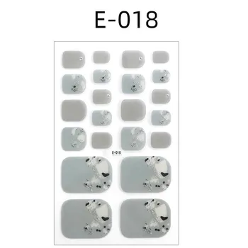 Love Toenail Sticker 3D Drill nail 3D waterproof nail sticker adorning cute toenails
