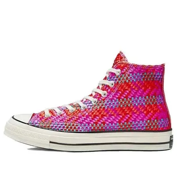 Кроссовки chuck 70 hi 'culture weave - red pink' Converse, розовый