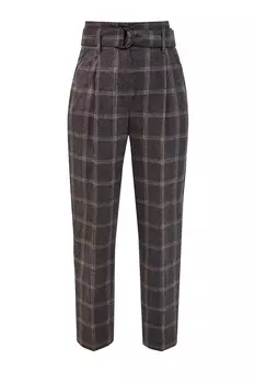 Зауженные брюки Tailored из мягкой шерстяной фланели