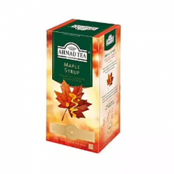 Чай Ahmad Tea Maple Syrup зеленый чай с кленовым сиропом, 25 пак