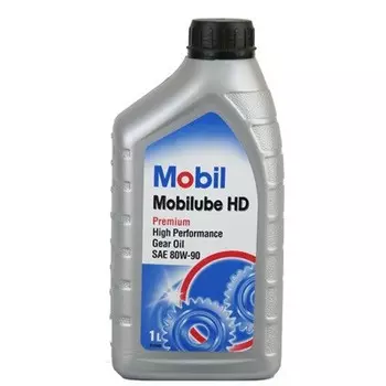 Трансмиссионное масло Mobil 80W90 минеральное 1 л