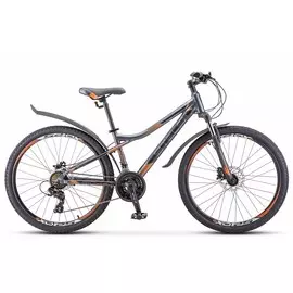 Велосипед STELS Navigator-610 D 26" 14" Антрацитовый/оранжевый V010