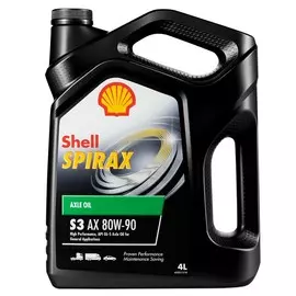Трансмиссионное масло Shell Spirax S3 AX 80W-90 минеральное 4 л