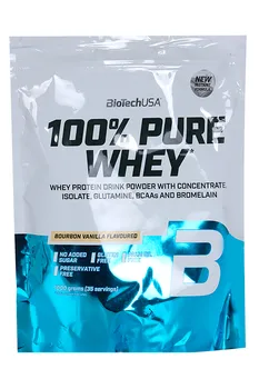 Протеин сывороточный BioTechUSA 100% Pure Whey бурбонская ваниль, 1 000 г