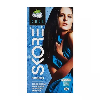 Презервативы точечные с охлаждающим эффектом (10 шт), Cool Сondoms, Skore