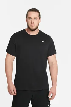 Тренировочная футболка Dri-FIT с короткими рукавами Nike, черный