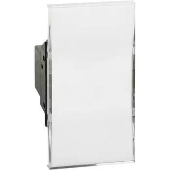 Bticino Living Now - кнопка 1 модуль NO 24V 10A + portanome K4040