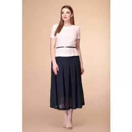 Юбочные костюмы 3-1207 розовый+синий