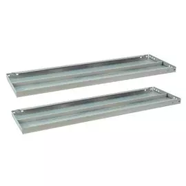 полка к металлическому стеллажу brabix ms/ms kd, 1000х400 мм, комплект 2 шт., с фурнитурой, 291123