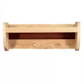 полка с 4мя крючками 43,5*10,5*17см