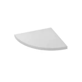 полка секторная mebelpro 250*250*16 серый мп-104