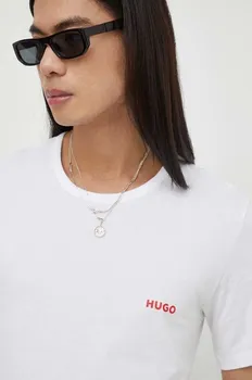 3 пары хлопковых футболок Hugo, белый