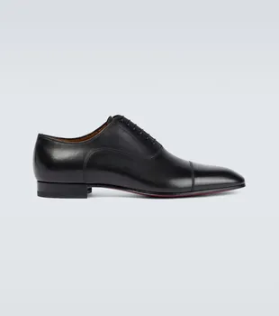 Кожаные туфли-оксфорды Greggo Christian Louboutin, черный