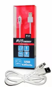 кабель! для iphone 5, 1м\ A78041S AVS