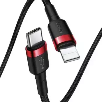 кабель Type C-Lightning! 1м 2.4A красно-черный\ CATLKLF-91 BASEUS