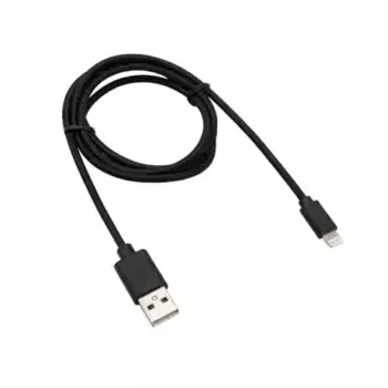 кабель! USB-Lightning для iPhone 1m нейлон черный\ 18-7055 REXANT