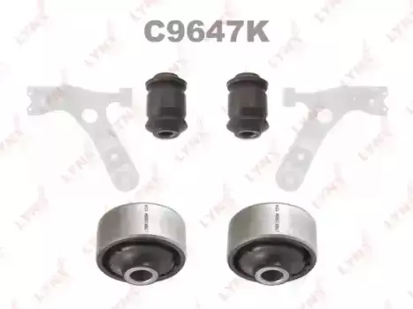 к-кт сайлентблоков пер.ниж.рычагов!\ Toyota Rav4 all 05-13 C9647K LYNXAUTO