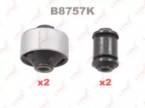 к-кт сайлентблоков рычага перед.! 2пер.+ 2зад.\Toyota Avensis/Corolla/Corolla Verso all 01-09 B8757K LYNXAUTO