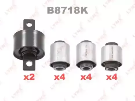 к-кт сайлентблоков! рычага зад.подв.продольн.\ Mitsubishi Lancer 07> B8718K LYNXAUTO