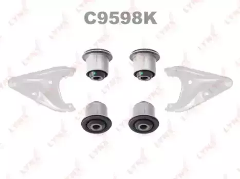 к-кт сайлентблоков рычагов перед.!\ Renault Logan/Sandero 1.2-1.6 08> C9598K LYNXAUTO