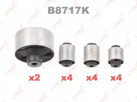 к-кт сайлентблоков зад. подв.!\ Mitsubishi Lancer(CS) 1.6-2.0 03> B8717K LYNXAUTO