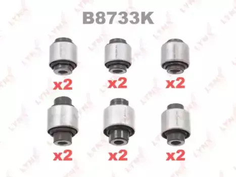 к-кт сайлентблоков задней подвески! 12 шт.\ VAG B8733K LYNXAUTO