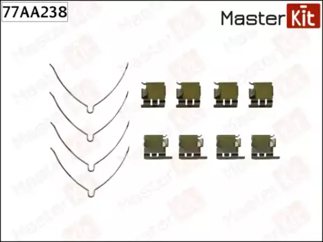 Пружины барабанных тормозных колодок MASTERKIT 77AA238